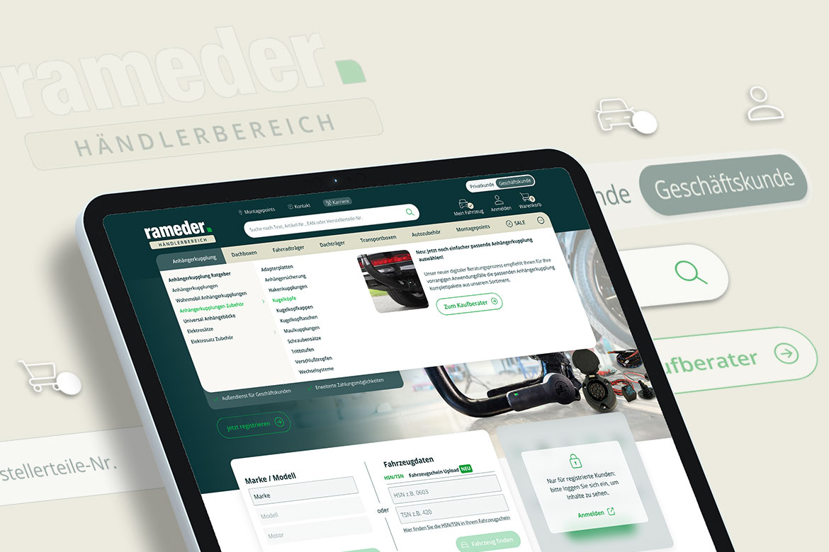 Mehr Übersicht, genaue Margen, bessere Unterstützung – der neue Rameder Webauftritt